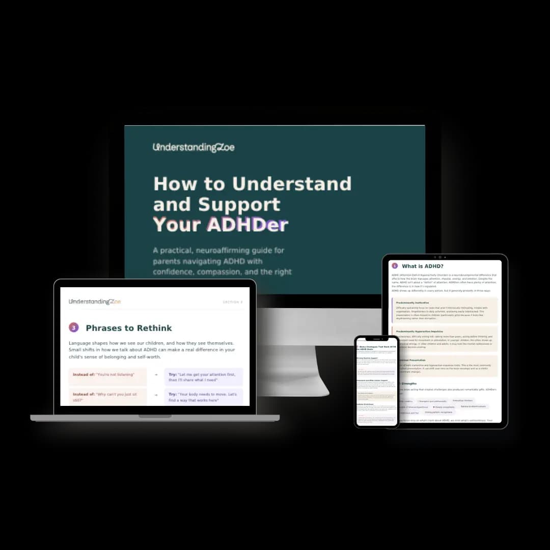 Preview of the How to Understand and Support Your ADHDer guide