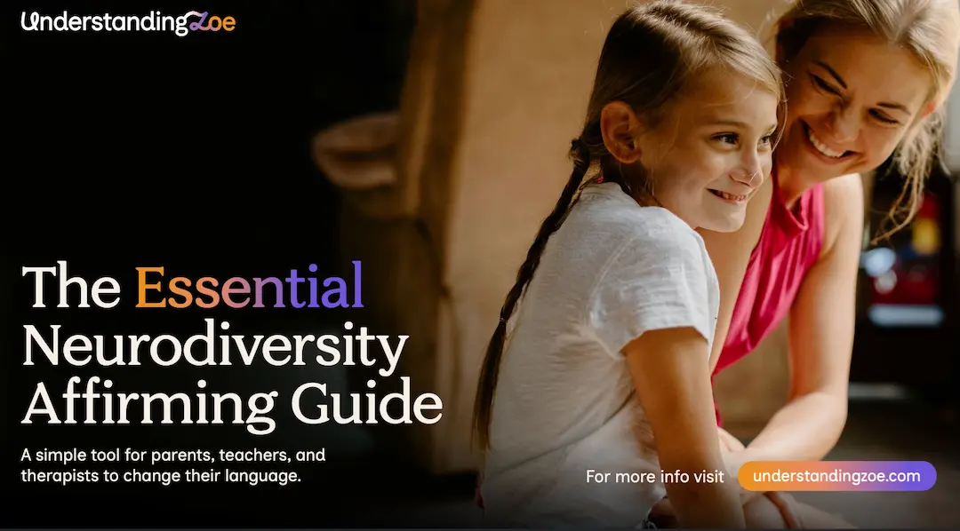 Cover of the Understanding Zoe Neuroaffirming Guide.